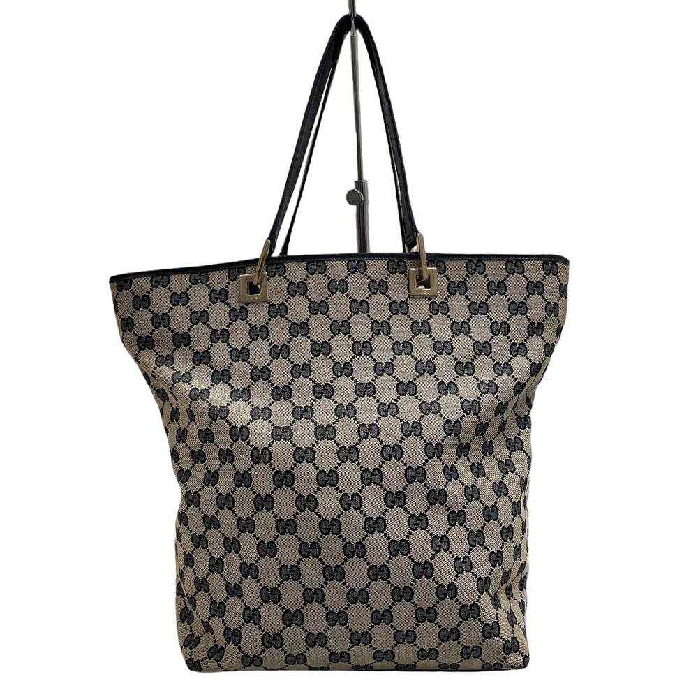 💎✨BEAUTIFUL✨💎 GUCCI Canvas Leather Tote Bag